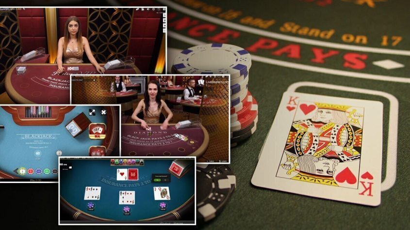 Blackjack, 21, Ace, Jack, Tables, Chips, Dealer