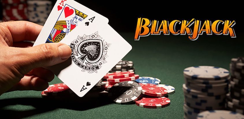Blackjack Table and Cards