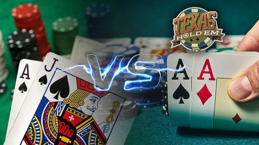 Texas Hold'em, Chips, Ace, Jack