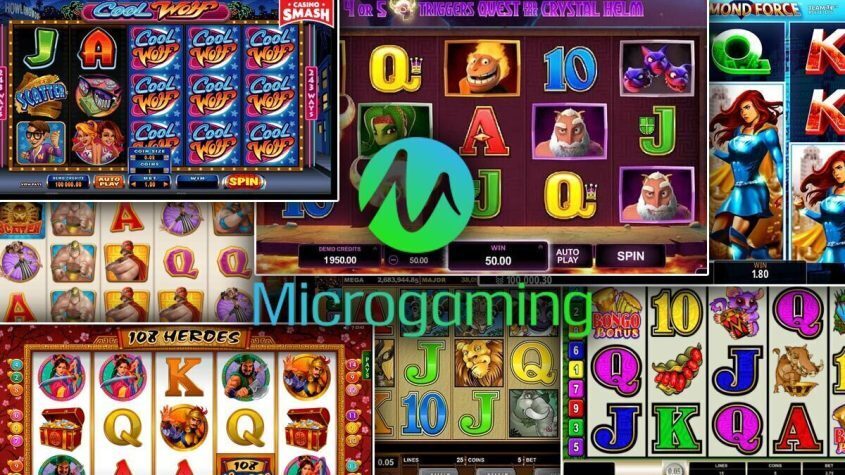 Microgaming, Slots, Jewels, Fruits, Logos