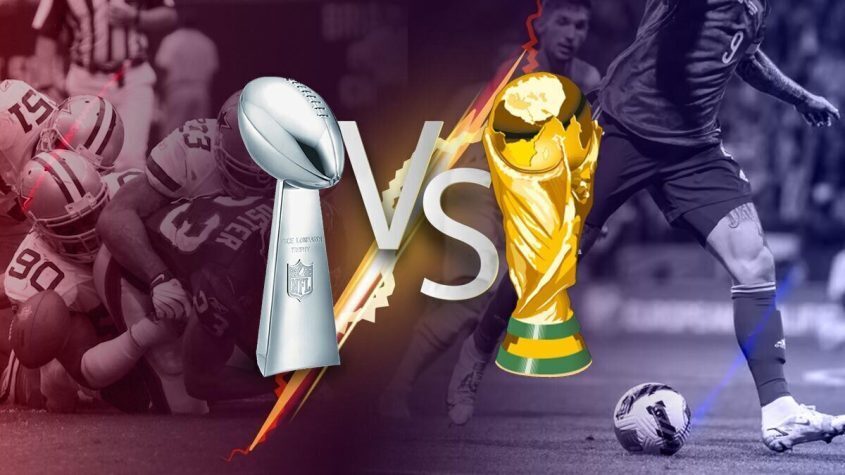 Super Bowl, FIFA, Trophy, Football, Soccer, Players, Field