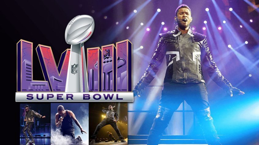 Usher, Superbowl, Trophy