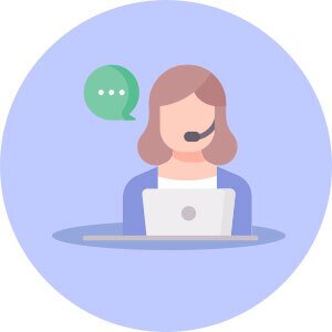 Talk to Support Icon